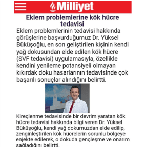 Kök Hücre Tedavisi ile gençleşme, yenileşme, canlanma, onarım ve tedavi